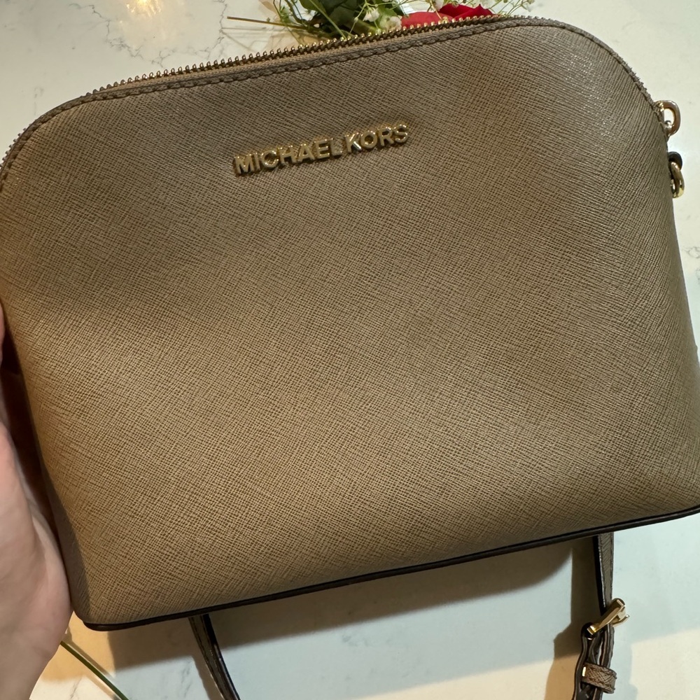 Michael Kors Taupe Crossbody Bag - Picture 2 of 8